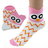 2017 New Style Fashion Unique Women Girls Cartoon Lovely Cute Owl Cotton Warm Socks warm socks meias femininasdrop shopping