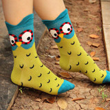 2017 New Style Fashion Unique Women Girls Cartoon Lovely Cute Owl Cotton Warm Socks warm socks meias femininasdrop shopping
