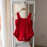 2017 New Style Baby Bunny Rompers Baby Girls Knitted Baby Jumpsuit Newborn Clothing Ropa Bebes Baby Boy Clothes