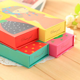 2017 New Stationery Box Office Storage Pencil Box Cute Creative Cartoon Pencil Case Girl Children Learning Supplies Paper Box