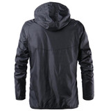 2017 New Spring Summer Mens Fashion Outerwear Windbreaker Men' S Thin Jackets Hooded Casual Sporting Coat Big Size