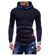 2017 New Spring Autumn Hoodies Men Fashion Brand Pullover Solid Color Turtleneck Sportswear Sweatshirt Men'S Tracksuits Moleton