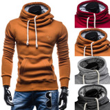 2017 New Spring Autumn Hoodies Men Fashion Brand Pullover Solid Color Turtleneck Sportswear Sweatshirt Men'S Tracksuits Moleton