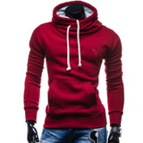 2017 New Spring Autumn Hoodies Men Fashion Brand Pullover Solid Color Turtleneck Sportswear Sweatshirt Men'S Tracksuits Moleton