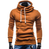 2017 New Spring Autumn Hoodies Men Fashion Brand Pullover Solid Color Turtleneck Sportswear Sweatshirt Men'S Tracksuits Moleton