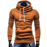 2017 New Spring Autumn Hoodies Men Fashion Brand Pullover Solid Color Turtleneck Sportswear Sweatshirt Men'S Tracksuits Moleton