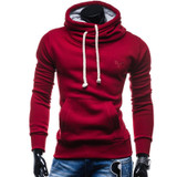 2017 New Spring Autumn Hoodies Men Fashion Brand Pullover Solid Color Turtleneck Sportswear Sweatshirt Men'S Tracksuits Moleton