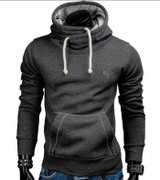 2017 New Spring Autumn Hoodies Men Fashion Brand Pullover Solid Color Turtleneck Sportswear Sweatshirt Men'S Tracksuits Moleton