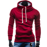 2017 New Spring Autumn Hoodies Men Fashion Brand Pullover Solid Color Turtleneck Sportswear Sweatshirt Men'S Tracksuits Moleton