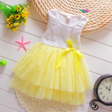 2017 Summer Cotton Baby Aestheticism Fairy Tale Petals Colorful Dress Chiffon Princess Newborn Baby Dresses For