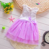 2017 Summer Cotton Baby Aestheticism Fairy Tale Petals Colorful Dress Chiffon Princess Newborn Baby Dresses For