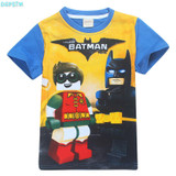 2017 Summer Children's Clothing Baby Boys Girls T-shirt moana batman Ninja Ninjago Cartoon Trolls T-shirt Kids Tops Tees T Shirt
