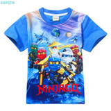 2017 Summer Children's Clothing Baby Boys Girls T-shirt moana batman Ninja Ninjago Cartoon Trolls T-shirt Kids Tops Tees T Shirt
