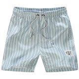 2017 Summer Board Shorts Men Striped Beach Shorts Polo  Quick Dry Beach Shorts Male Casual Boardshorts Brand