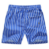 2017 Summer Board Shorts Men Striped Beach Shorts Polo  Quick Dry Beach Shorts Male Casual Boardshorts Brand