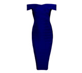 2017 Summer Bandage Dress Women Short Sleeve Off Shoulder Celebrity Party Black Sexy Night Out Dress Women Wholesale Vestidos