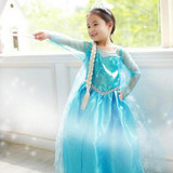 2017 Summer Baby Girl Dress Princess Vestidos Fever 2 Anna Elsa Dress Birthday Party Dress Children Clothing For Kids Costume