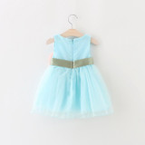 2017 Summer Baby Girl Dress Newborn Cotton Princess Dress Baby Girl Clothes GD-443 Wedding Baby Girl Party Dress Kids Clothes
