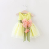 2017 Summer Baby Girl Dress Newborn Cotton Princess Dress Baby Girl Clothes GD-443 Wedding Baby Girl Party Dress Kids Clothes
