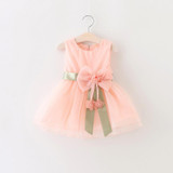 2017 Summer Baby Girl Dress Newborn Cotton Princess Dress Baby Girl Clothes GD-443 Wedding Baby Girl Party Dress Kids Clothes