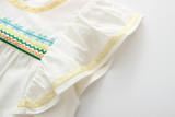 2017 Summer Baby Dress Cotton Infant Girl Dresses Ruffles Toddler Baby Girl Clothes white 0-2T