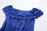 2017 Summer Autumn Dress Sexy Casual Off Shoulder Lace Dress Elastic waist Dress Plus Size Women Clothing Party Dresses Vestidos
