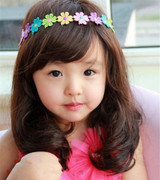 2017 Sale 2Pcs Children Flower Headband Colorful Princess Elegant Cloth Head Bands For Baby Girls Hairbands Hair Accessories