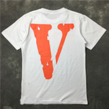 Free shipping summer Fashion style friend letter V printing T shirt cotton O neck short sleeve T-shirt rock hip hop top tee