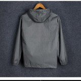 Free shipping Spring autumn men 3m reflective jacket windbreaker hooded coat sportwear jacket