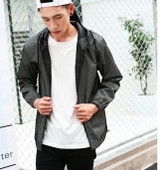 Free shipping Spring autumn men 3m reflective jacket windbreaker hooded coat sportwear jacket