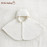 Free shipping Solid Color Baby Cloak Baby Cape High quality infant baby outerwear baby clothes soft fleece suit for 1-3 years