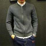 Free Shipping Slim Sweater Jacket For Men 2017 New Autumn Teenage Boy Cardigan Outerwear Male Clothing Zipper Fashion