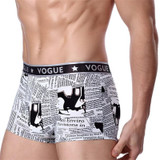 Free Shipping Silk underwear men boxer Summer Ultrathin Sexy shorts Young red lips seamless underwear R2