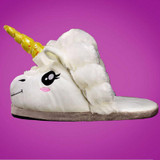 Free Shipping Plush Shoes 1Pair Plush Unicorn Slippers for Grown Ups Winter Warm Indoor Slippers Home slippers  a230