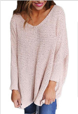 Free Shipping New Women Longsleeve Knitted Sweater Jumper Knitwear Pullover Coat Outwear Casual Outfits
