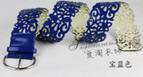 Free shipping new popular european fashion trench punk cutout flower cummerbund decoration wide strap belt female belts women