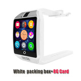 Free shipping New Q18 Passometer Smart watch with Touch Screen camera TF card Bluetooth smartwatch for Android IOS Phone T30