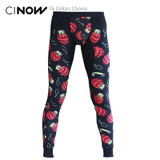Free Shipping New male underwear print Cotton Thermal Underwear Bottom Long Johns Underpants Leggings Tights