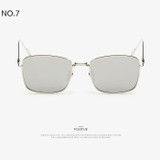 Free shipping New glasses Metal stents Men Women retro colours Fashion madam lady Sunglasses summer 5 colors glasses gentleman