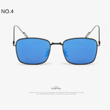 Free shipping New glasses Metal stents Men Women retro colours Fashion madam lady Sunglasses summer 5 colors glasses gentleman