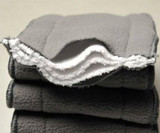 Free Shipping Natural Bamboo Fiber Charcoal 5 layers Washable Reusable Cloth Diaper Nappies Bamboo Charcoal Inserts