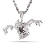 Looney Tunes x KING ICE - .925 Sterling Silver Taz Necklace