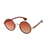 LONSY Pink Round Sunglasses Women Retro Vintage Sun Glasses for Women Brand Design Clear Sunglasses Female Oculos Gafas De Sol