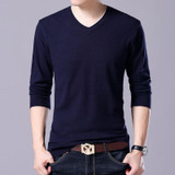 LONMMY Plus size 5XL 6XL 7XL Sweater men v neck Fashion Mens pullover sweater mens knitted sweaters Casual pullover 2017 Autumn