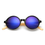 LongKeeper New fashion Products Men Women Glass Bamboo Sunglasses au Retro Vintage Wood Lens Wooden Frame Handmade 1527