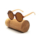 LongKeeper New fashion Products Men Women Glass Bamboo Sunglasses au Retro Vintage Wood Lens Wooden Frame Handmade 1527