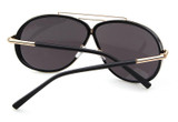 LongKeeper Men Steampunk Sunglasses Male Vintage Mirror Metal Oversized Sun Glasses Brand Designer Goggles Gafas de sol 2017 New