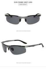 LongKeeper Fashion Polarized Sunglasses Men Original Brand Designer Sun Glasses man women Polaroid Gafas De Sol Vintage Oculos