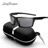 LongKeeper 2017 Polarized New Sun Glasses Men Sunglasses Brand Designer UV400 Men's Oculos Eyewear Accessories With Box