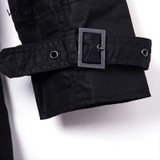 Long-sleeved men's long windbreaker 2017 spring / autumn fashion Slim double breasted jacket men's jacket cotton men's clothing